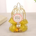 Europeanstyle creative candy box tinplate hollow wedding candy gift box wedding supplies personalized candy box wholesalepicture16