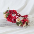 nouvelle simulation de couronne de marie coiffe de fleur de rose accessoires de cheveux faits  la mainpicture12