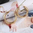 Fashion big thick round alloy womens earringpicture11