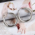 Fashion big thick round alloy womens earringpicture12