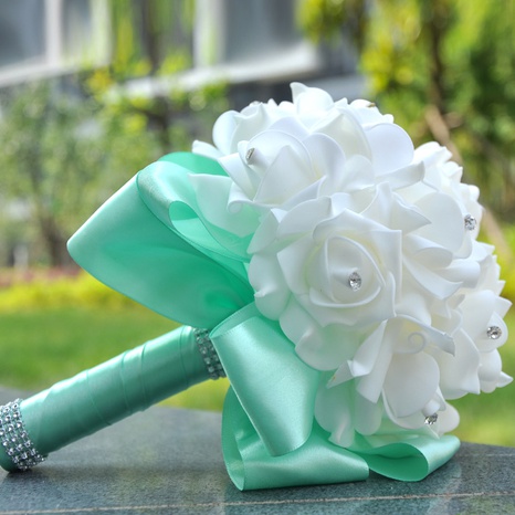 suministros de boda de moda boda novia flores de mano's discount tags