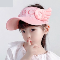 1006 spring and summer baby sun hat children's hat boys and girls summer sun protection sun hat little angel empty top hat