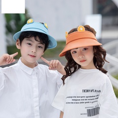 1023 children's sun protection hat summer with ears sun hat girl boy baby big brim empty top sun hat