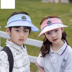 Flash children's sunscreen hat ultraviolet discoloration empty top sun hat boys and girls summer baby sun hat 1028