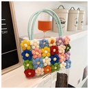 Fashion handwoven oneshoulder messenger flower bag201453cmpicture6