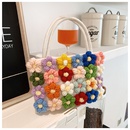 Fashion handwoven oneshoulder messenger flower bag201453cmpicture8