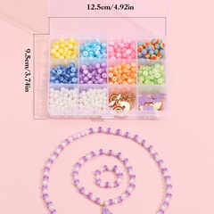 Bonbonfarben gestreifte Perlen aus Kunstharz mit geradem Loch, flache, runde, lose Perlen