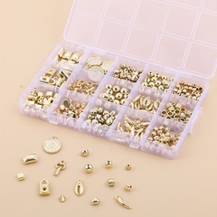 Paquete de material diy de oro de rejilla DIY15 una caja de accesorios de paquete de material
