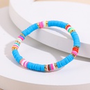 Bohemian style color soft pottery string elastic rope braceletpicture7