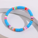 Bohemian style color soft pottery string elastic rope braceletpicture8