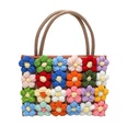 Fashion handwoven oneshoulder messenger flower bag201453cmpicture12