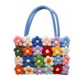 Fashion handwoven oneshoulder messenger flower bag201453cmpicture14