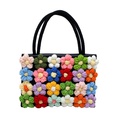 Fashion handwoven oneshoulder messenger flower bag201453cmpicture15