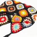ethnic style color splicing plaid knit handbag 3227cmpicture11