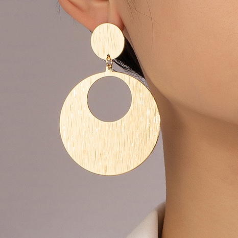 new hollow round pendant earrings's discount tags