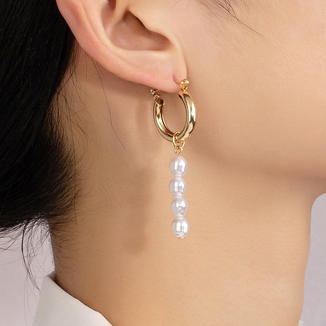 retro handmade tassel pearl pendant earrings's discount tags