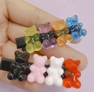 fashion cute candy color resin bear jelly bear hairpinpicture1