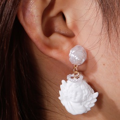Fashion angel wings retro earrings accessories
