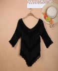 Sexy Hollow Bohemian Style Vneck Toppicture11