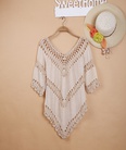 Sexy Hollow Bohemian Style Vneck Toppicture13