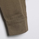 Veste de chemise en jean courte de couleur unie  la modepicture21