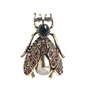 mode diamantclout abeille chat dragon queue bambou perle corsage broche rtro accessoirespicture10