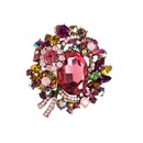 fashion flower alloy brooch diamond pin clothes accessories corsage jewelrypicture10