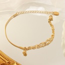 Chane d39pissure  double couche de perles  billes bracelet en acier au titane 18 carats femmepicture8