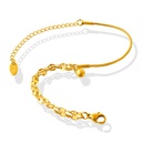 Chane d39pissure  double couche de perles  billes bracelet en acier au titane 18 carats femmepicture10