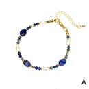 fashion natural section blue gold beaded freshwater pearl copper bracelet wholesalepicture11