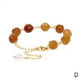 fashion colorful strawberry crystal red grain stone cut face copper bracelet femalepicture20