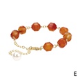 fashion colorful strawberry crystal red grain stone cut face copper bracelet femalepicture21