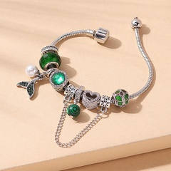 Korean Style Refined Stylish and Versatile Creative Pearl Fishtail Bracelet
