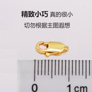 801 Pure Copper Plated 18K14K Real Gold Lobster Buckle GoldPlated Color Retention Water Drop Spring Fastener Bead Accessories DIY Accessoriespicture5