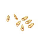 801 Pure Copper Plated 18K14K Real Gold Lobster Buckle GoldPlated Color Retention Water Drop Spring Fastener Bead Accessories DIY Accessoriespicture7