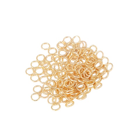 Farbe Retention 18K Gold Zubehör Vergoldeten Kupfer Ring DIY Material's discount tags