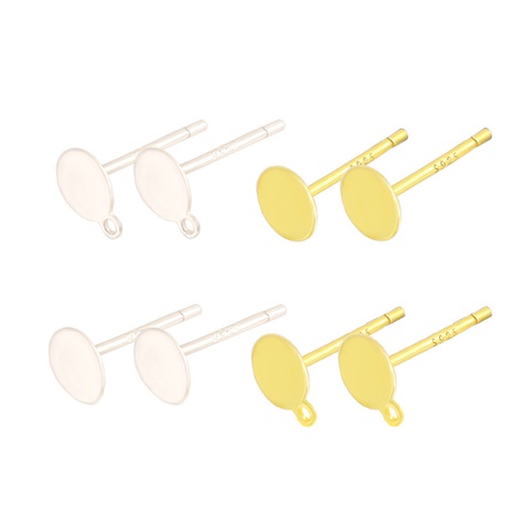 Fashion plated 18K gold flat head  pin DIY handmade jewelry accessories's discount tags