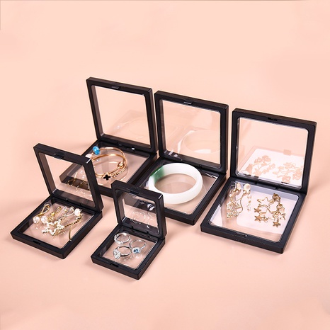 PE suspension jewelry string storage box packaging anti-oxidation display's discount tags
