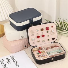 Simple Portable Bracelet Jewelry Earrings Storage Box 16*11*5CM
