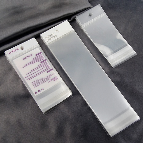 Sacs D'OPP transparent auto-étanchéité couleur impression bijoux emballage carte's discount tags