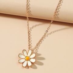 Cute Daisy Flower Necklace