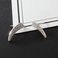 European and American Simple Fashionable All Match Jewelry Personality Design Full Diamond KnifeShaped Stud Earrings Fashion New Geometric Rhinestone Earringspicture8