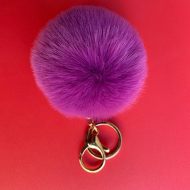 Fashion Artificial RabbitFur Ball Pendant Key Chain Pendantpicture39