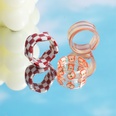 New checkerboard fruits resin contrast color ring threepiece setpicture7