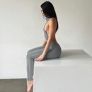 Womens new spring and summer fashion sexy halter neck open back slim fit casual jumpsuitpicture24