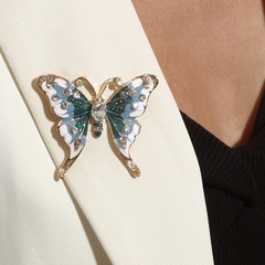 Mode Modeschmuck Strass Tropföl Schmetterlings brosche
