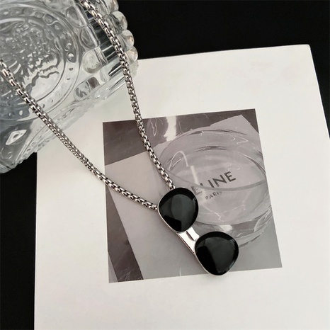 Sun Glasses Necklace Male and Female Personality Decorative Hip Hop Style Cool Jumping Dioumei Pendant Simple Student Fashion Ornament's discount tags