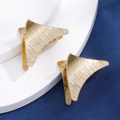Simple japonés y coreano figura geométrica pelo belleza Clip aleación agarre pequeño Internet celebridad helado triángulo dulce accesorios para el cabello tocado 2 piezas conjunto
