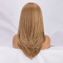 Femmes de Perruque Blanc MiLongueur Long Cheveux Dor Intrieure Boucle Perruque De Fibers Chimiques Perruque Perruquespicture12