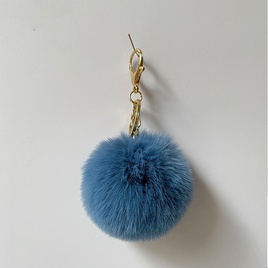 Fashion Artificial RabbitFur Ball Pendant Key Chain Pendantpicture111